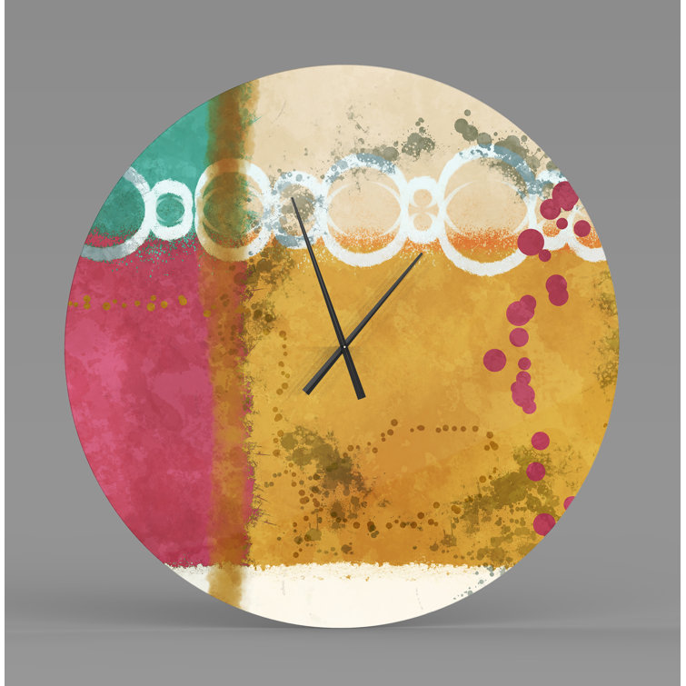 Latitude Run® Metal Wall Clock Wayfair